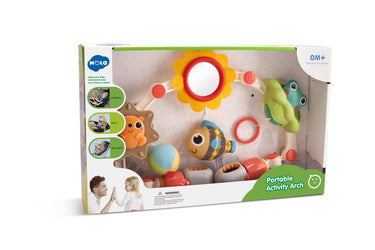 Carusel portabil arcuit pentru bebeluși, Hola Toys, 0-1 an